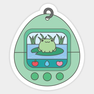 Pocket pet frog game Sticker